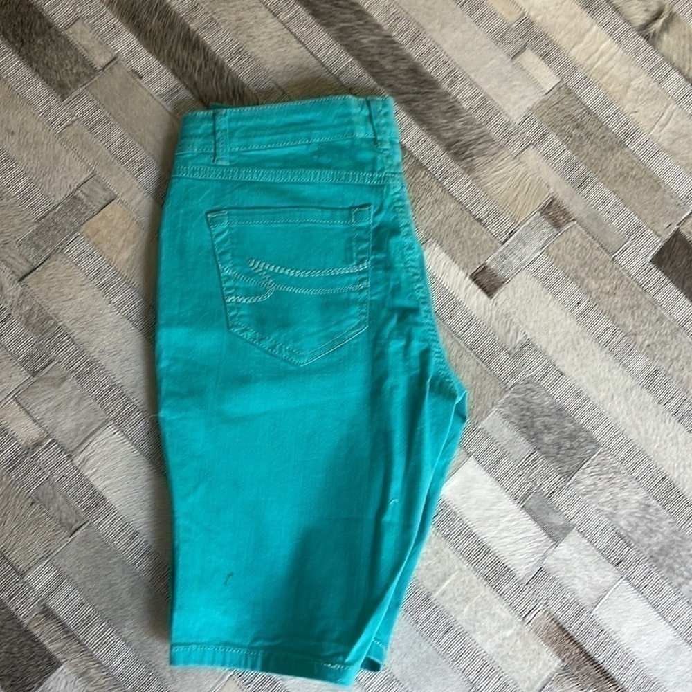 Nine West Turquoise Jean Shorts - Picture 4 of 6